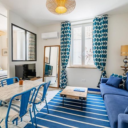 Studio Bleu 29M2, 120M Vieux-Port , Clim ,Wifi, Acces Autonome Avec Code Марсилия Екстериор снимка