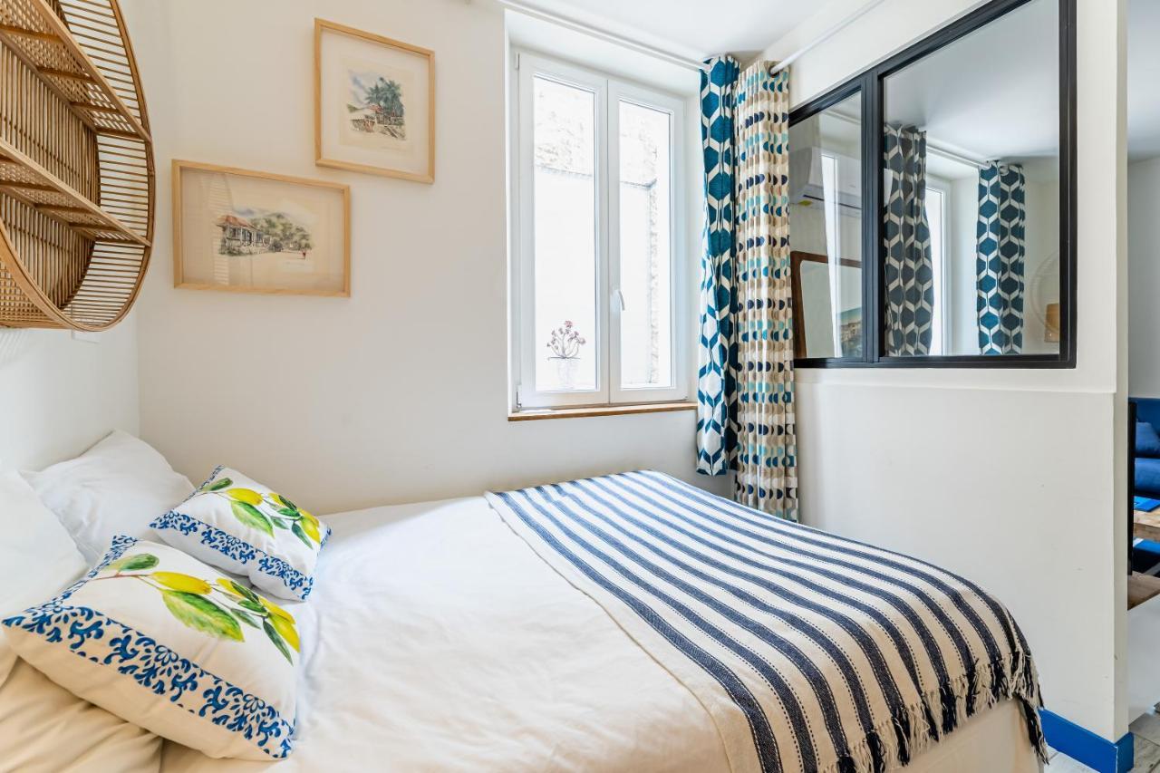 Studio Bleu 29M2, 120M Vieux-Port , Clim ,Wifi, Acces Autonome Avec Code Марсилия Екстериор снимка